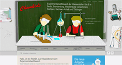 Desktop Screenshot of chemkids.de